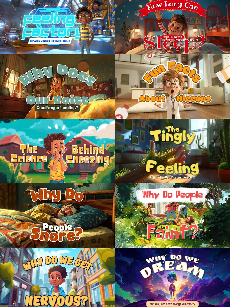 Feelings and Brainy Wonders Learning Video Bundle - Image 2